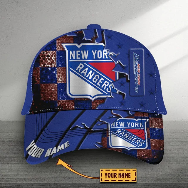VIRAL EDITON - NEW CUSTOMIZED NHL24 NYR NEW YORK RANGERS CLASSIC CAP