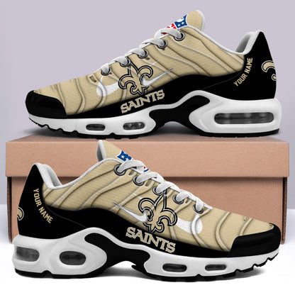 [SPECIAL OFFER] NEW CUSTOMIZED NFL24 NOS NEW ORLEANS SAINTS AIR MAX PLUS SNEAKERS
