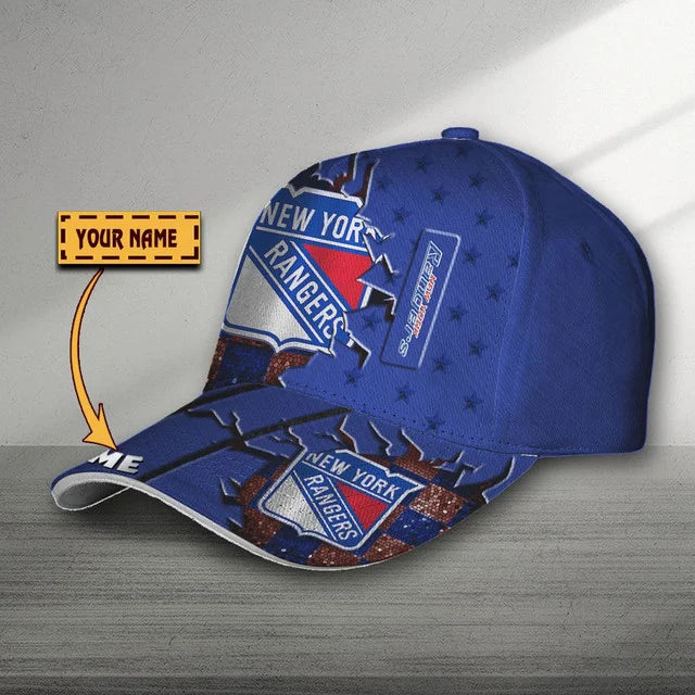 VIRAL EDITON - NEW CUSTOMIZED NHL24 NYR NEW YORK RANGERS CLASSIC CAP