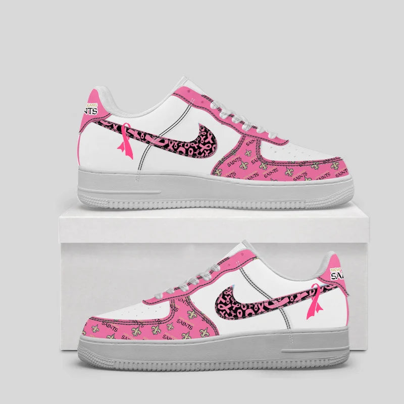 VIRAL EDITION - NEW CUSTOMIZED NFL24 NOS NEW ORLEANS SAINTS AF1 SNEAKERS