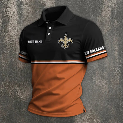 [SPECIAL OFFER] NEW CUSTOMIZED NFL24 NOS NEW ORLEANS SAINTS POLO SHIRT