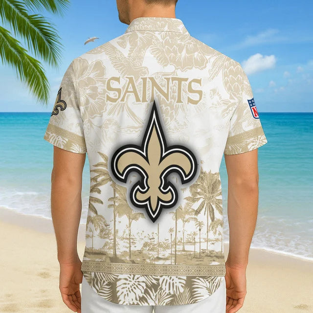 LIMITED EDITION - NEW CUSTOMIZED NFL24 NOS NEW ORLEANS SAINTS UNISEX HAWAIIAN SHIRT