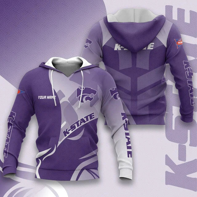 MEGA SALE - NEW CUSTOMIZED NCAA FBS24 KSW KANSAS STATE WILDCATS HOODIE, T-SHIRTS, ZIP HOODIE, SWEATSHIRTS & POLO SHIRT