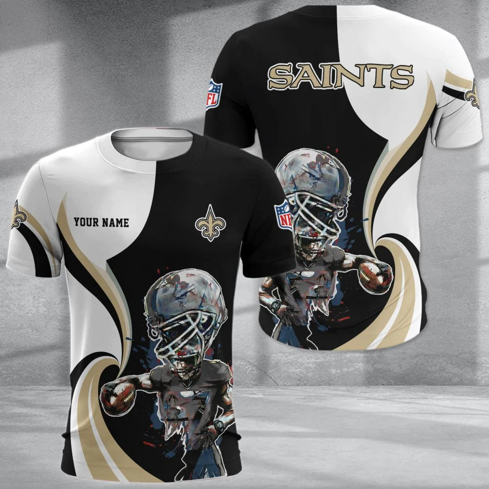 LIMITED EDITION - NEW CUSTOMIZED NFL24 NOS NEW ORLEANS SAINTS T-SHIRT, POLO SHIRT, ZIP POLO SHIRT, SWEATSHIRT, HOODIE & ZIP HOODIE
