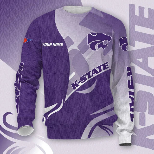 MEGA SALE - NEW CUSTOMIZED NCAA FBS24 KSW KANSAS STATE WILDCATS HOODIE, T-SHIRTS, ZIP HOODIE, SWEATSHIRTS & POLO SHIRT