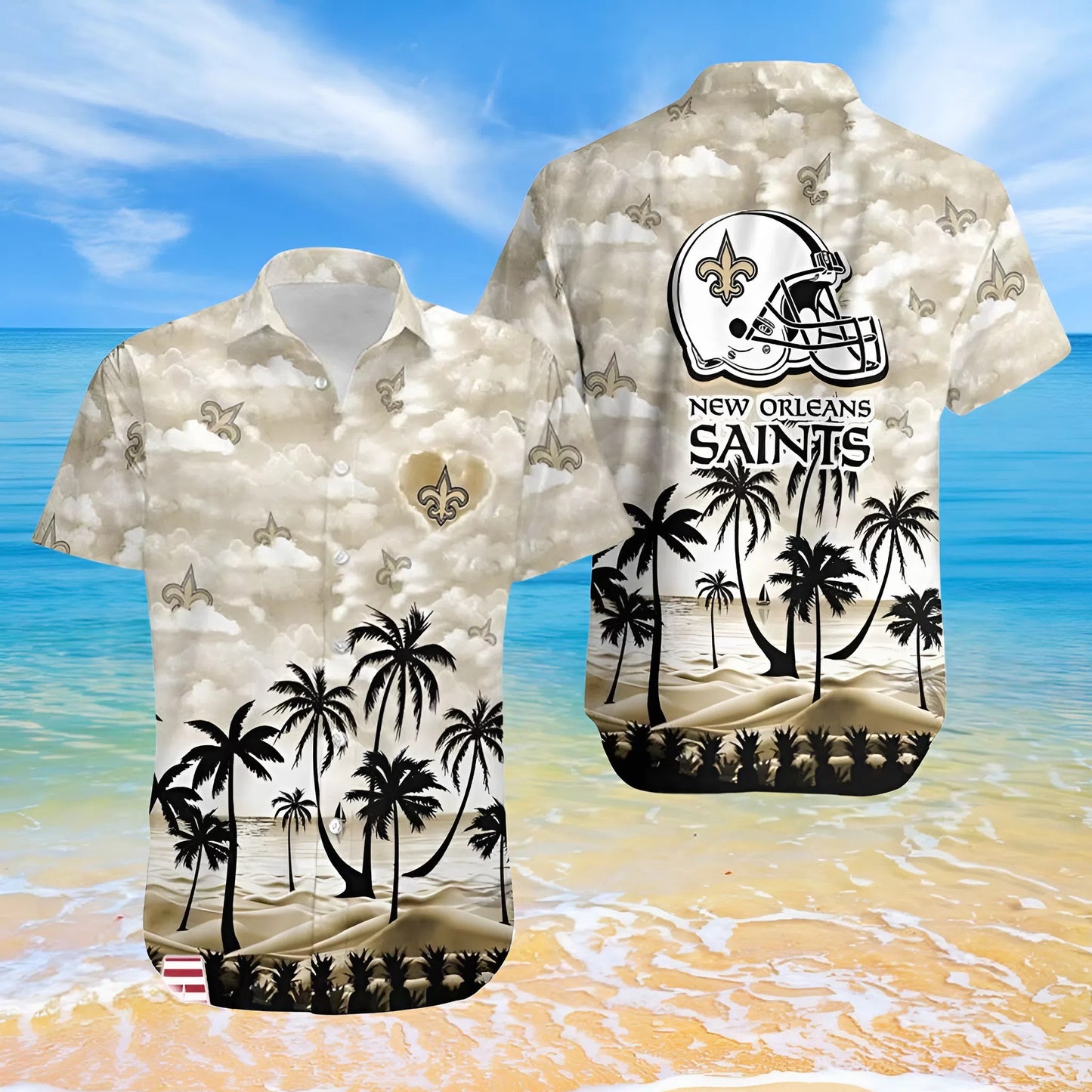 LIMITED EDITION - NEW CUSTOMIZED NFL24 NOS NEW ORLEANS SAINTS UNISEX HAWAIIAN SHIRT