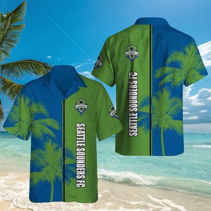 TOP SELLING - NEW CUSTOMIZED MLS24 SSF SEATTLE SOUNDERS FC UNISEX HAWAIIAN SHIRT