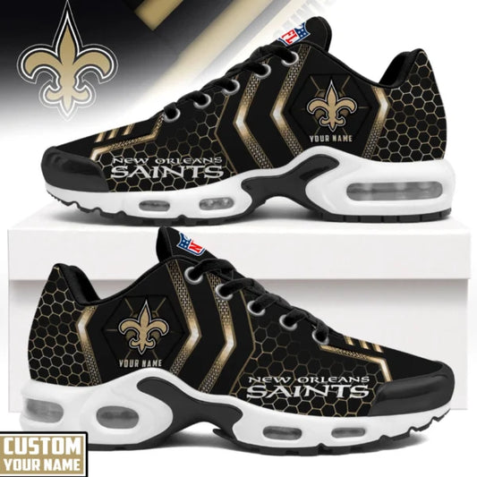 [SPECIAL OFFER] NEW CUSTOMIZED NFL24 NOS NEW ORLEANS SAINTS AIR MAX PLUS SNEAKERS