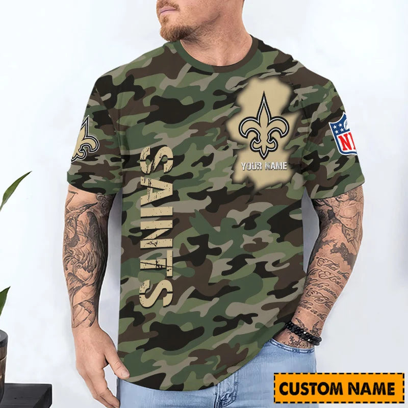 LIMITED EDITION - NEW CUSTOMIZED NFL24 NOS NEW ORLEANS SAINTS T-SHIRT, POLO SHIRT, ZIP POLO SHIRT, SWEATSHIRT, HOODIE & ZIP HOODIE