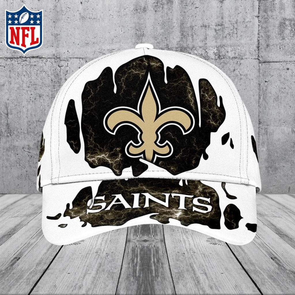 [SPECIAL OFFER] NEW CUSTOMIZED NFL24 NOS NEW ORLEANS SAINTS CLASSIC CAP