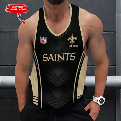 [SPECIAL OFFER] NEW CUSTOMIZED NFL24 NOS NEW ORLEANS SAINTS UNISEX TANK TOP