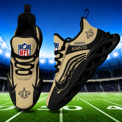 [SPECIAL OFFER] NEW CUSTOMIZED NFL24 NOS NEW ORLEANS SAINTS UNISEX CLUNKY SNEAKERS