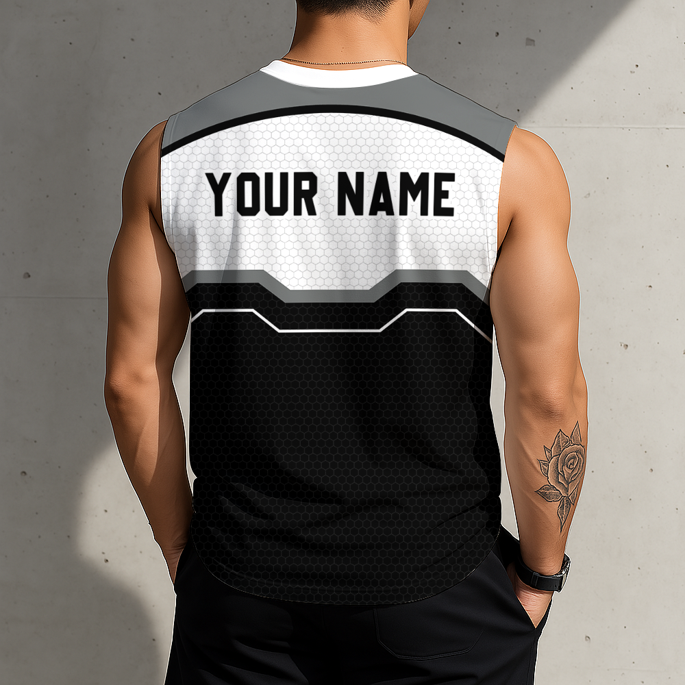LIMITED EDITION - NEW CUSTOMIZED NBA25 BNE BROOKLYN NETS MEN'S TANK TOP