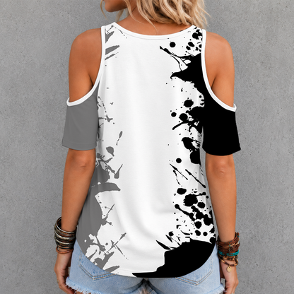[HOT DEAL] NEW CUSTOMIZED NBA25 BNE BROOKLYN NETS CRISS CROSS V-NECK TOP