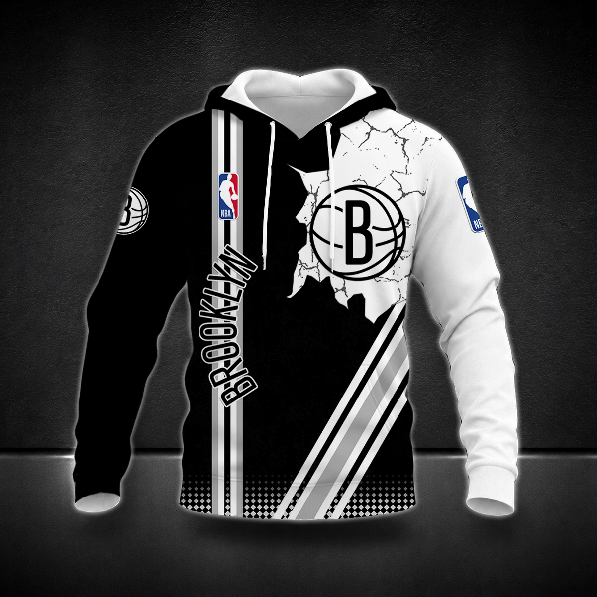 LIMITED EDITION - NEW CUSTOMIZED NBA25 BNE BROOKLYN NETS T-SHIRT, POLO SHIRT, ZIP POLO SHIRT, SWEATSHIRT, HOODIE & ZIP HOODIE