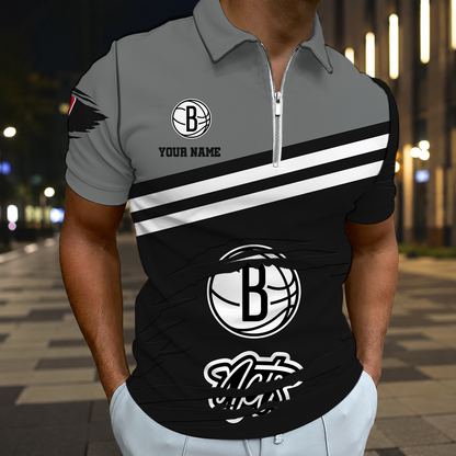 LIMITED EDITION - NEW CUSTOMIZED NBA25 BNE BROOKLYN NETS T-SHIRT, POLO SHIRT, ZIP POLO SHIRT, SWEATSHIRT, HOODIE & ZIP HOODIE