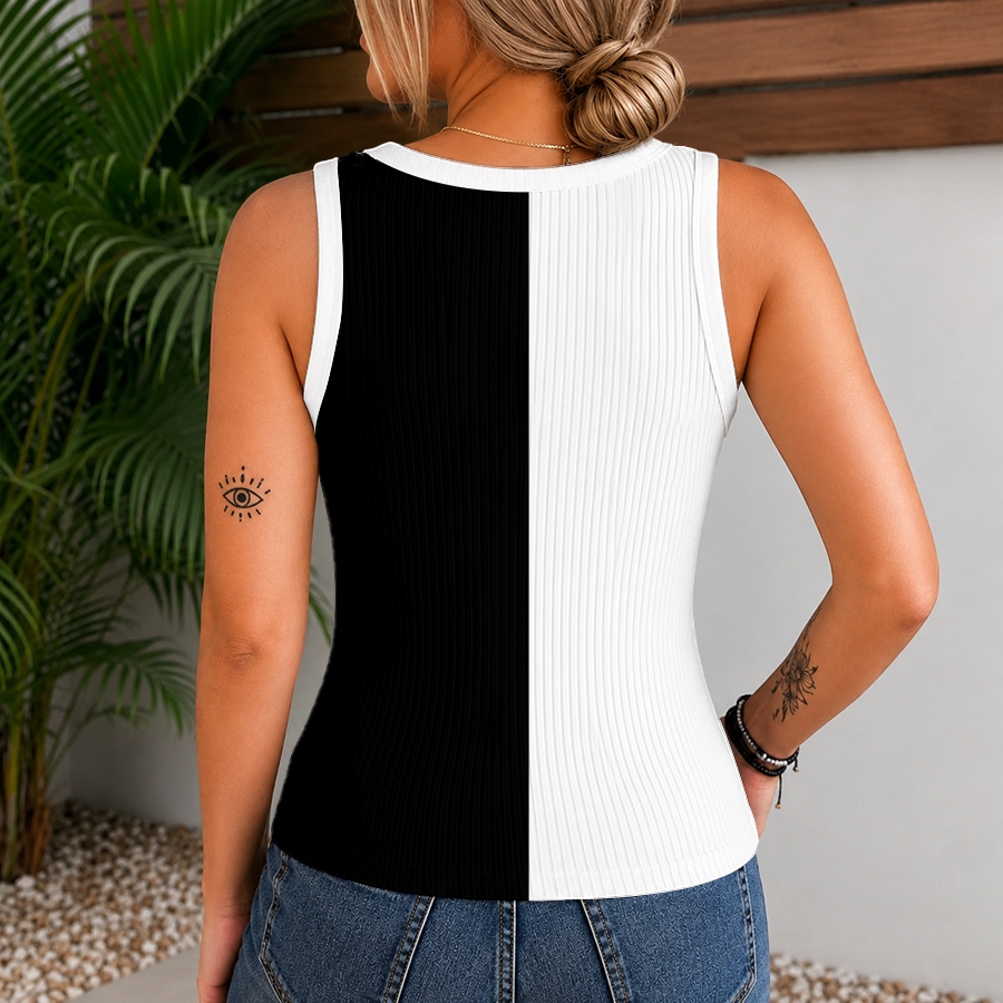 [HOT DEAL] NEW CUSTOMIZED NBA25 BNE BROOKLYN NETS WOMEN'S V-NECK TANK TOP