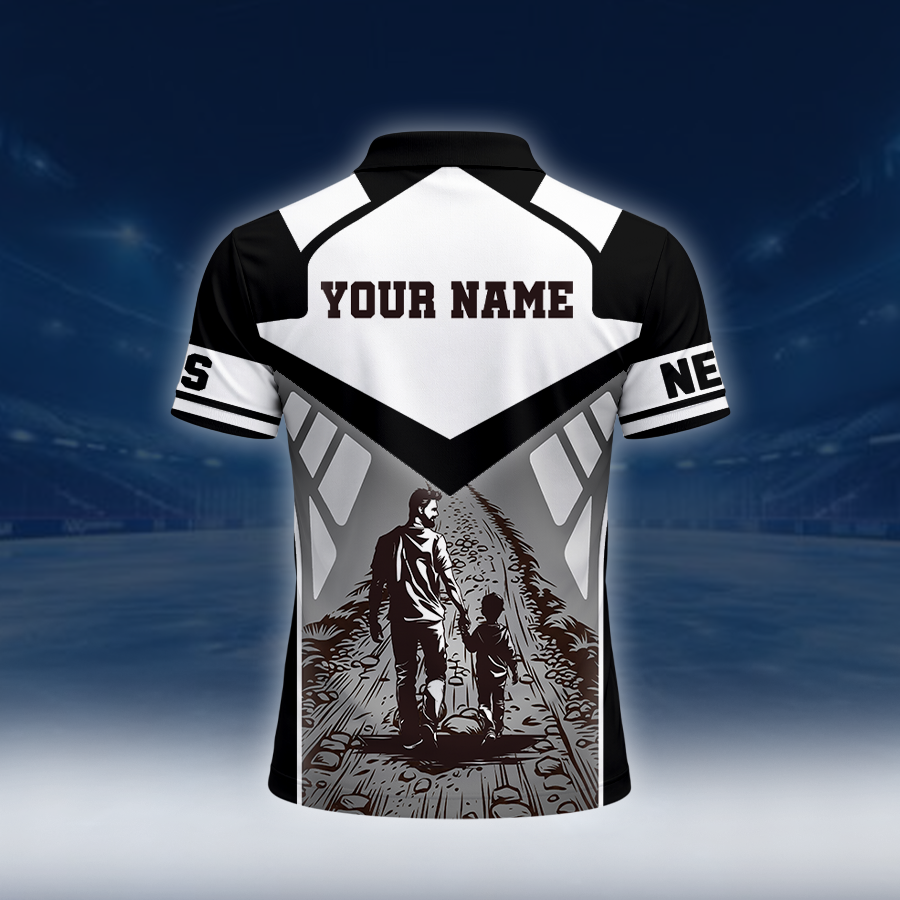 LIMITED EDITION - NEW CUSTOMIZED NBA25 BNE BROOKLYN NETS POLO SHIRT