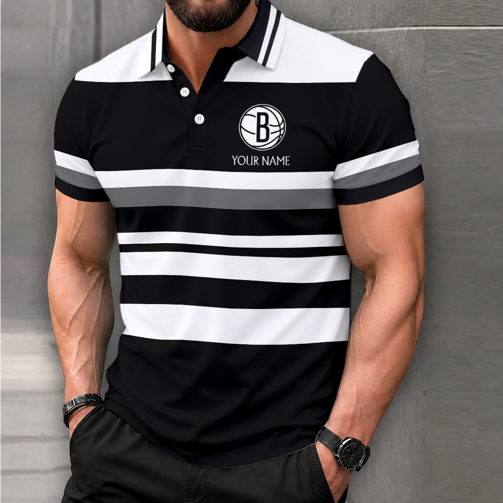 LIMITED EDITION - NEW CUSTOMIZED NBA25 BNE BROOKLYN NETS T-SHIRT, POLO SHIRT, ZIP POLO SHIRT, SWEATSHIRT, HOODIE & ZIP HOODIE