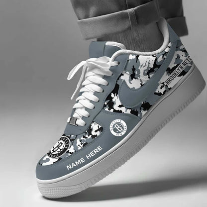[HOT DEAL] NEW CUSTOMIZED NBA25 BNE BROOKLYN NETS AF1 SHOES