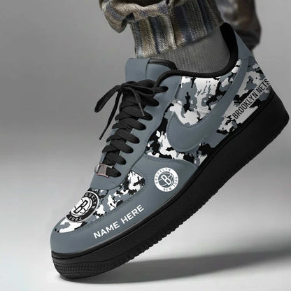 [HOT DEAL] NEW CUSTOMIZED NBA25 BNE BROOKLYN NETS AF1 SHOES