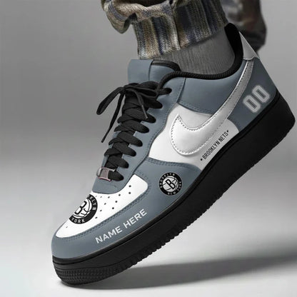 [HOT DEAL] NEW CUSTOMIZED NBA25 BNE BROOKLYN NETS AF1 SHOES