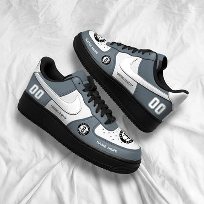 [HOT DEAL] NEW CUSTOMIZED NBA25 BNE BROOKLYN NETS AF1 SHOES