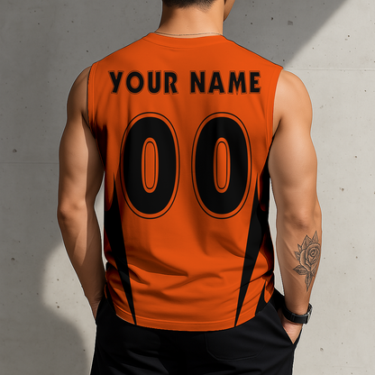 LIMITED EDITION - NEW CUSTOMIZED MLB25 BOS BALTIMORE ORIOLES MEN'S GYM SHIRT