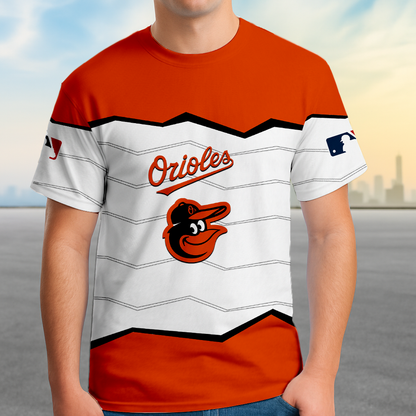 LIMITED EDITION - NEW CUSTOMIZED MLB25 BOS BALTIMORE ORIOLES UNISEX T-SHIRT, SWEASHIRTS, HOODIE & JACKETS