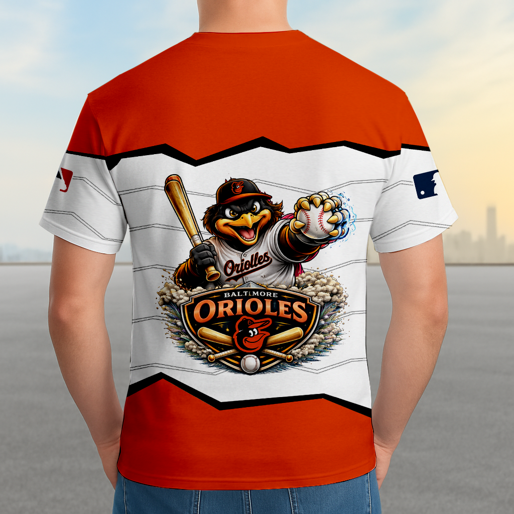 LIMITED EDITION - NEW CUSTOMIZED MLB25 BOS BALTIMORE ORIOLES UNISEX T-SHIRT, SWEASHIRTS, HOODIE & JACKETS