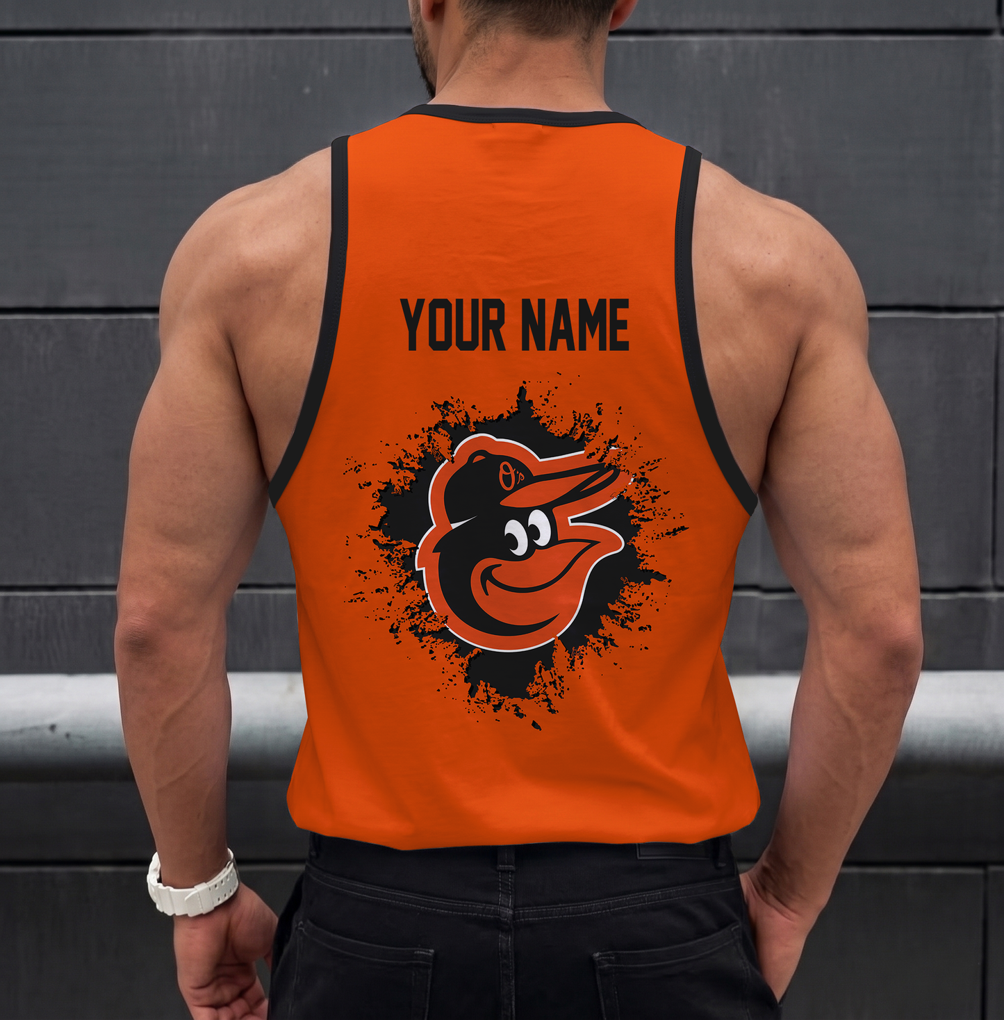 VIRAL EDITION - NEW CUSTOMIZED MLB25 BALTIMORE ORIOLES UNISEX TANK TOP