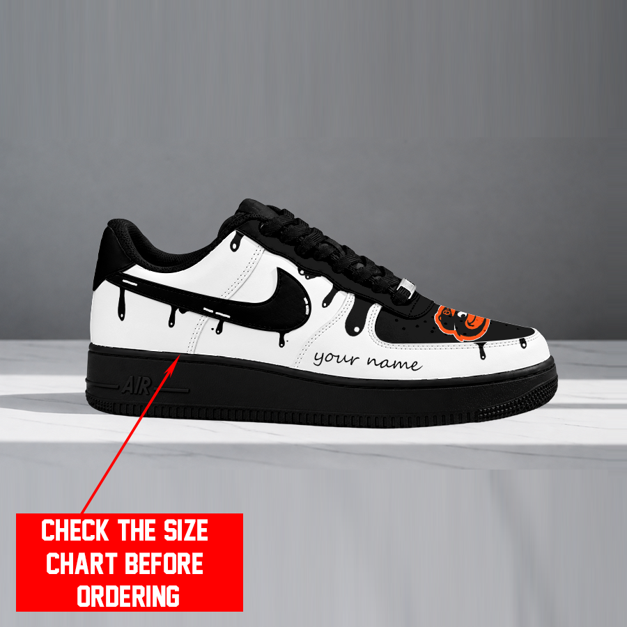 [FLASH SALE] NEW CUSTOMIZED MLB25 BOS BALTIMORE ORIOLES AF1 SHOES