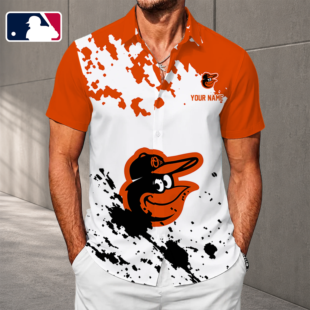 LIMITED EDITION - NEW CUSTOMIZED MLB25 BOS BALTIMORE ORIOLES UNISEX HAWAIIAN SHIRT