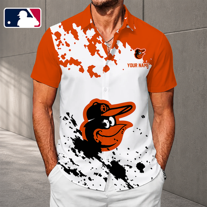 LIMITED EDITION - NEW CUSTOMIZED MLB25 BOS BALTIMORE ORIOLES UNISEX HAWAIIAN SHIRT