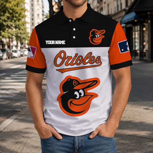 LIMITED EDITION - NEW CUSTOMIZED MLB25 BOS BALTIMORE ORIOLES T-SHIRT, POLO SHIRT, ZIP POLO SHIRT, SWEATSHIRT, HOODIE & ZIP HOODIE
