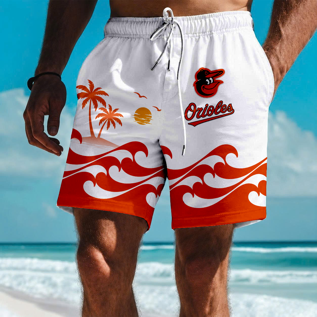 LIMITED EDITION - NEW PREMIUM MLB25 BOS BALTIMORE ORIOLES SHORT PANTS