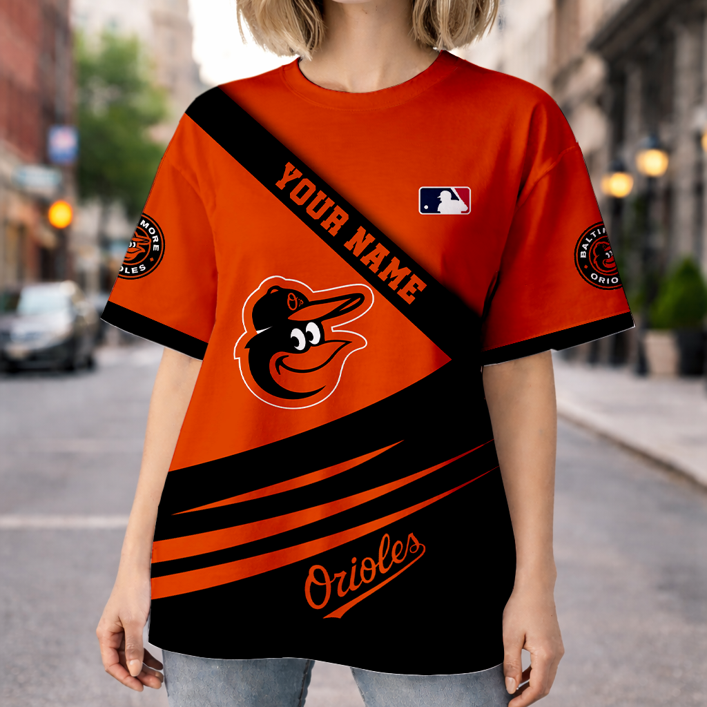 LIMITED EDITION - NEW CUSTOMIZED MLB25 BOS BALTIMORE ORIOLES UNISEX T-SHIRT, POLO, HOODIE & JACKETS