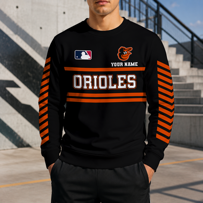 VIRAL EDITION - NEW CUSTOMIZED MLB25 BOS BALTIMORE ORIOLES UNISEX SWEATSHIRT