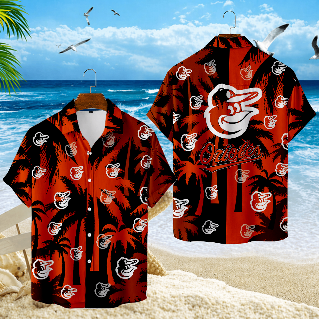 LIMITED EDITION - NEW CUSTOMIZED MLB25 BOS BALTIMORE ORIOLES UNISEX HAWAIIAN SHIRT