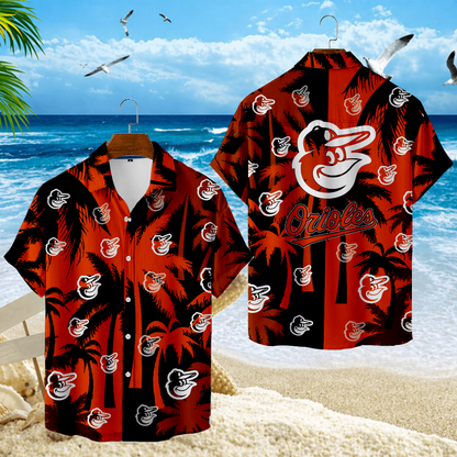LIMITED EDITION - NEW CUSTOMIZED MLB25 BOS BALTIMORE ORIOLES UNISEX HAWAIIAN SHIRT