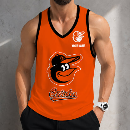 SPECIAL EDITION - NEW CUSTOMIZED MLB25 BALTIMORE ORIOLES UNISEX TANK TOP