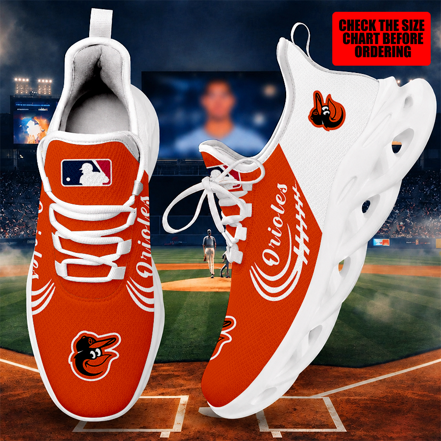 [FLASH SALE] NEW CUSTOMIZED MLB25 BOS BALTIMORE ORIOLES MAX SOUL SHOES