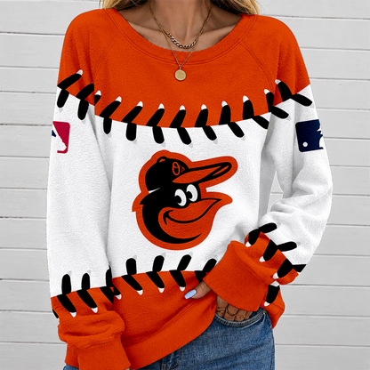 [FLASH SALE] NEW CUSTOMIZED MLB25 BOS BALTIMORE ORIOLES UNISEX SWEATSHIRT