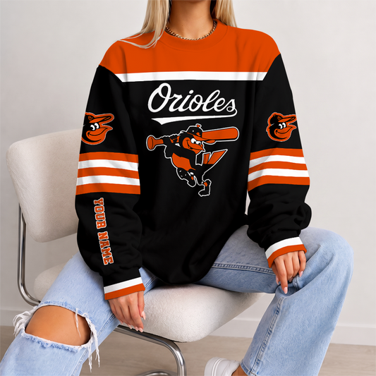 [FLASH SALE] NEW CUSTOMIZED MLB25 BOS BALTIMORE ORIOLES UNISEX SWEATSHIRT