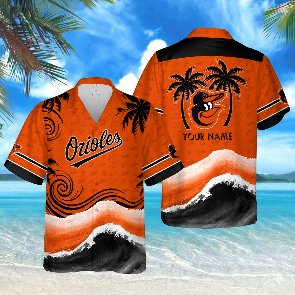LIMITED EDITION - NEW CUSTOMIZED MLB25 BOS BALTIMORE ORIOLES UNISEX HAWAIIAN SHIRT