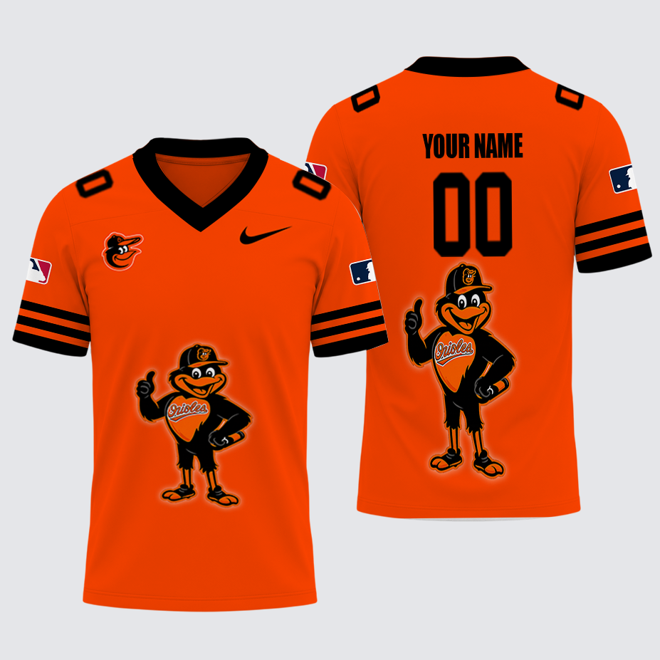 [FLASH SALE] NEW CUSTOMIZED MLB25 BOS BALTIMORE ORIOLES FOOTBALL JERSEY