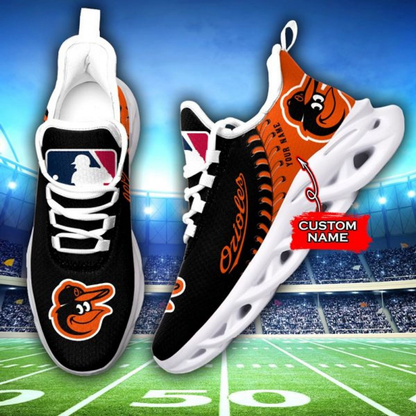 [FLASH SALE] NEW CUSTOMIZED MLB25 BOS BALTIMORE ORIOLES MAX SOUL SHOES