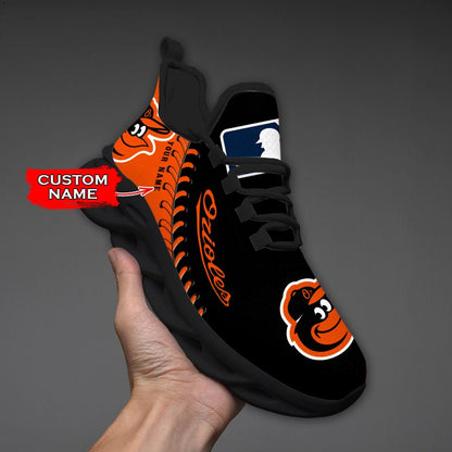 [FLASH SALE] NEW CUSTOMIZED MLB25 BOS BALTIMORE ORIOLES MAX SOUL SHOES