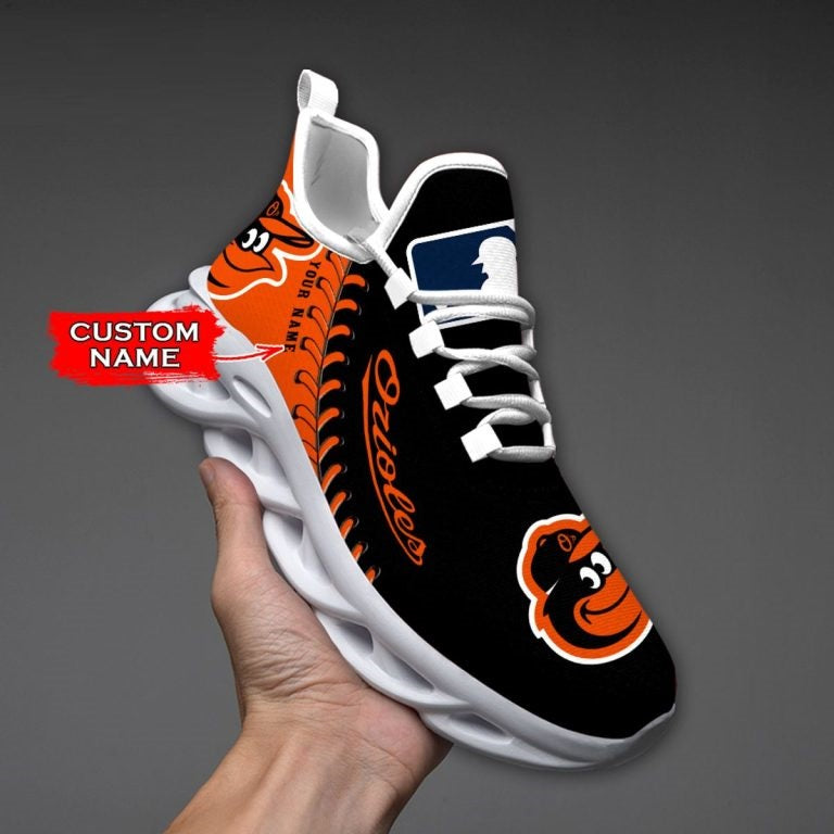 [FLASH SALE] NEW CUSTOMIZED MLB25 BOS BALTIMORE ORIOLES MAX SOUL SHOES