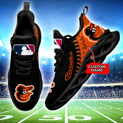 [FLASH SALE] NEW CUSTOMIZED MLB25 BOS BALTIMORE ORIOLES MAX SOUL SHOES